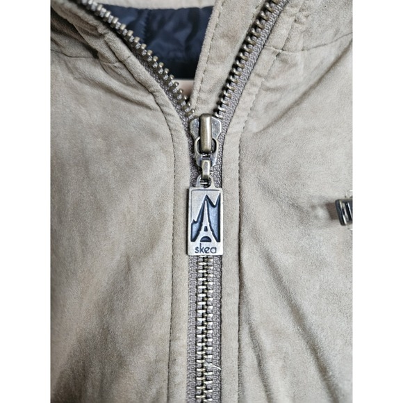 Skea Paris/Vail Women's Vintage Parka Ski Snow Jacket Size 4 Brown Faux Suede - Picture 5 of 16